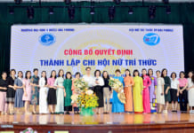Công bố Quyết định thành lập Chị hội Nữ trí thức Trường Đại học Y Dược Hải Phòng
